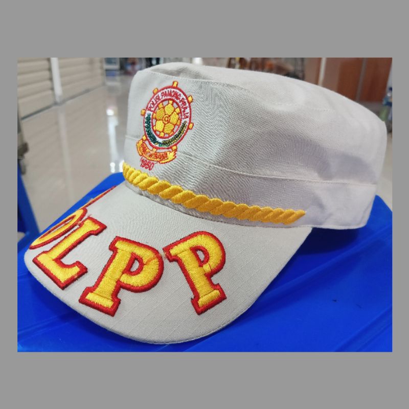 topi komando pol pp golongan 3 warna cream topi komando pol pp lis