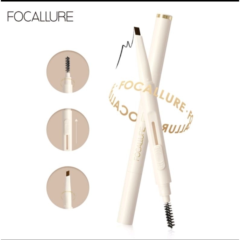 FOCALLURE FA202 Silky Shaping Eyebrow Pencil-4WARNA(BPOM)