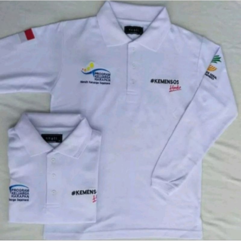 KAOS POLO SHIRT PKH KEMENSOS HADIR