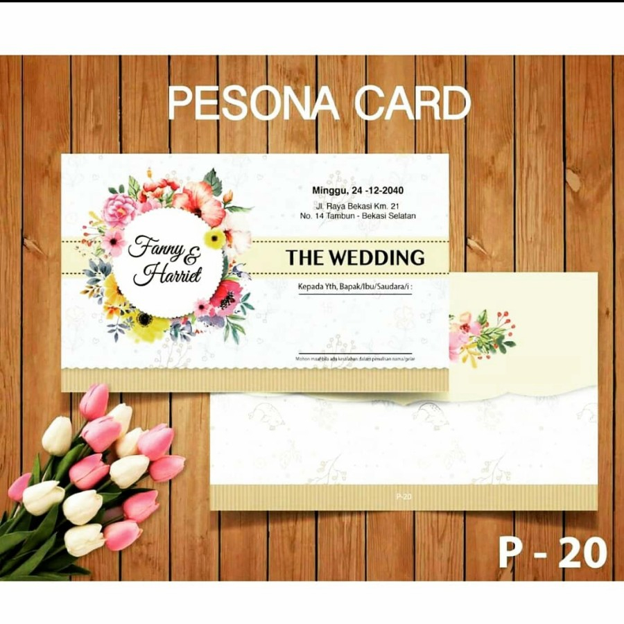 

Undangan Pernikahan Pesona 20