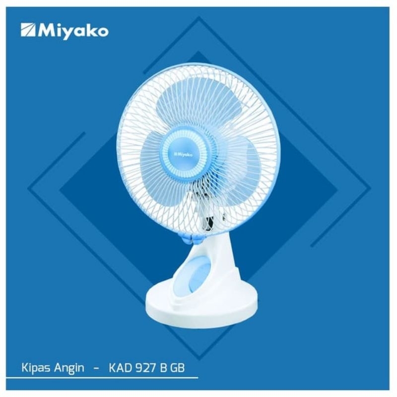Miyako KAD-927B GB Desk Fan [9 Inch] Electric Fan Miyako KAD-927 B GB