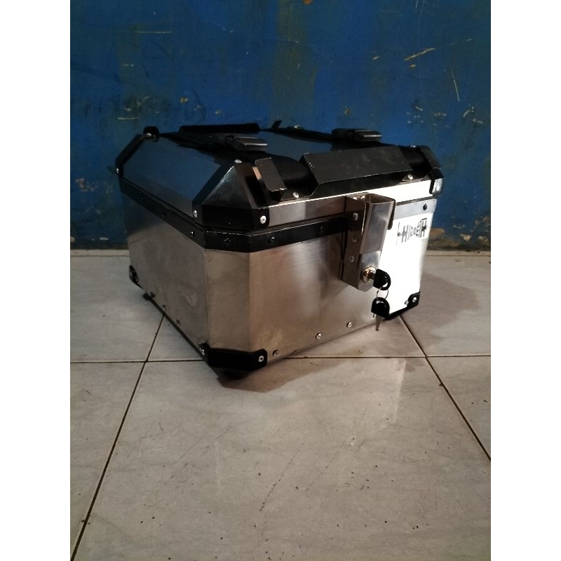 Top Box Pannier Stainless Hairline