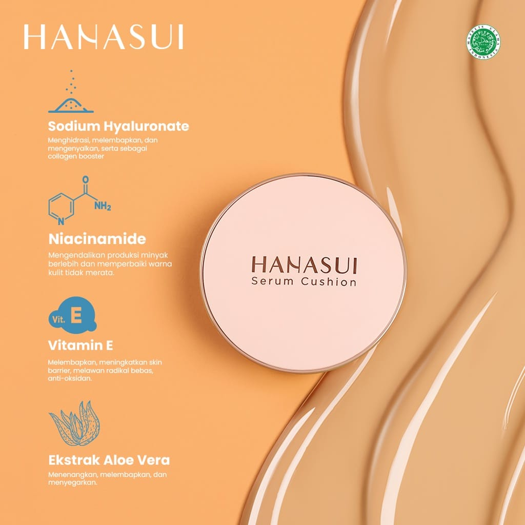 ALL SERIES | Hanasui Serum Cushion Soulmatte | READY STOK