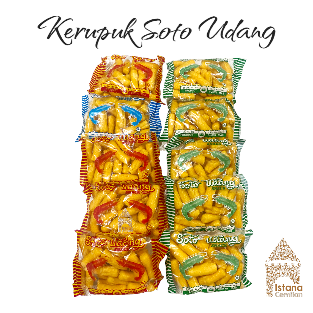 Kerupuk Soto Udang Snack PACK (isi 10 pcs)