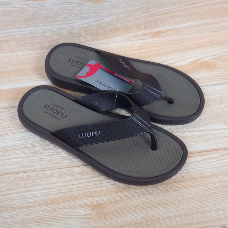 sandal jepit pria luofu F 2336