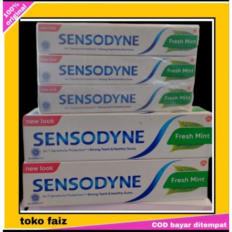 Sensodyne 100g  Untuk Gigi sensitiv dan Linu serta mengembalikan putih gigi alami