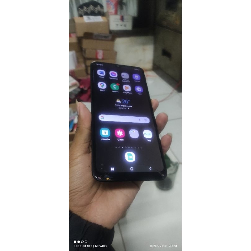 lcd samsung a50 a50s a505 a507 minus glass retak