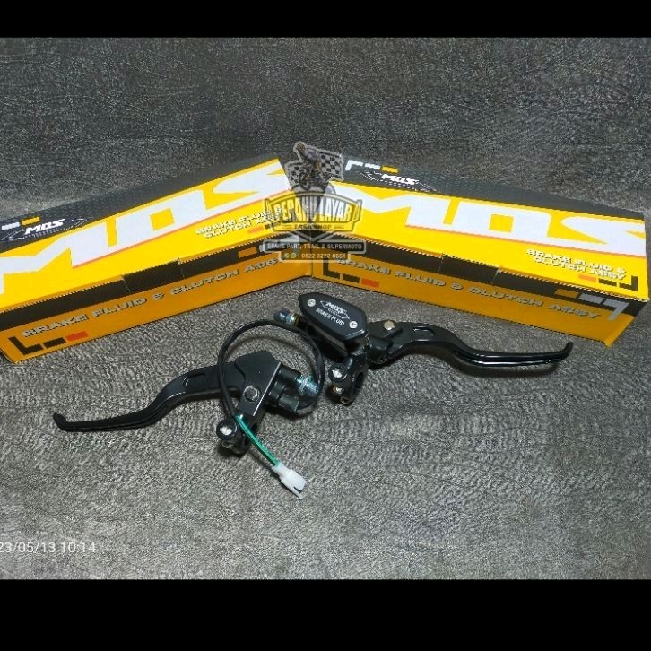 handle tuas master rem tabung oval 14mm copy rcb set handle tuas kopling merk mos