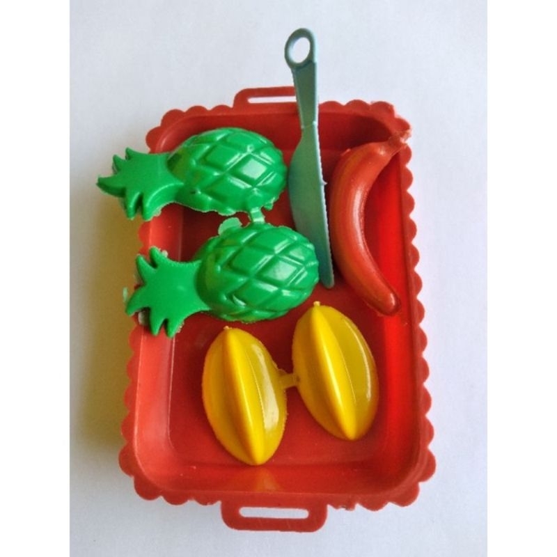 Mainan Anak Piring Buah Set Mini / Mainan Dinner Set