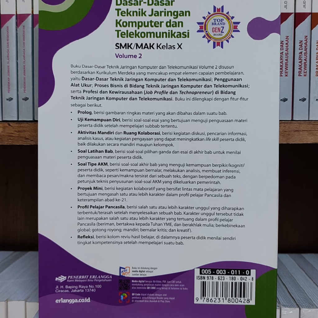 Dasar Dasar Teknik Jaringan Komputer Kelas 1 SMK Kurikulum Merdeka Erlangga