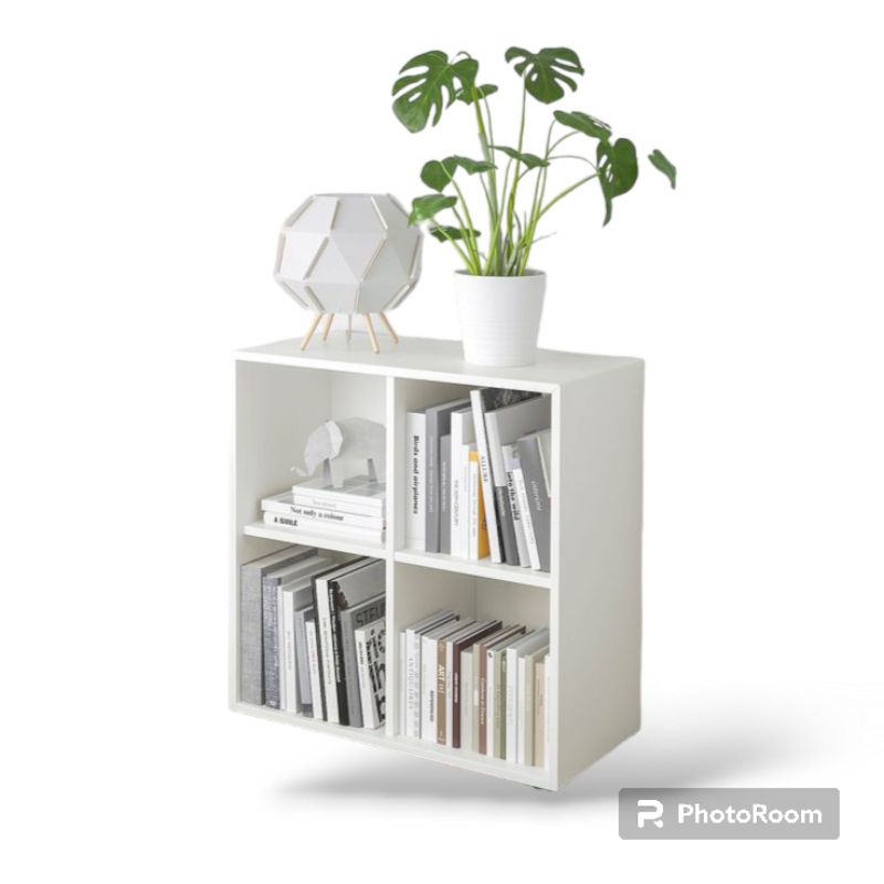 Rak Kotak 4 Tempat Display Interior Kamar Minimalis