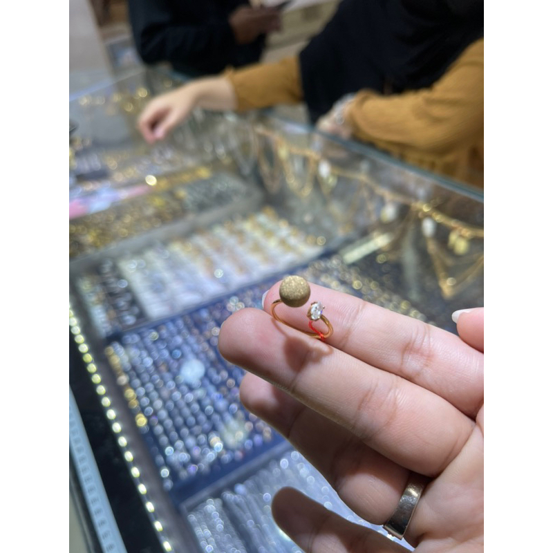 cincin bola pasir bukaan mata satu