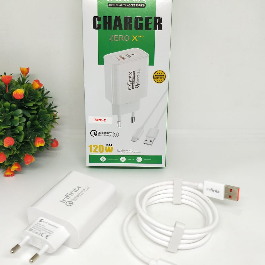 Charger Infinix Zero X Pro 120W Support Fast Charging ready micro usb dan type-c