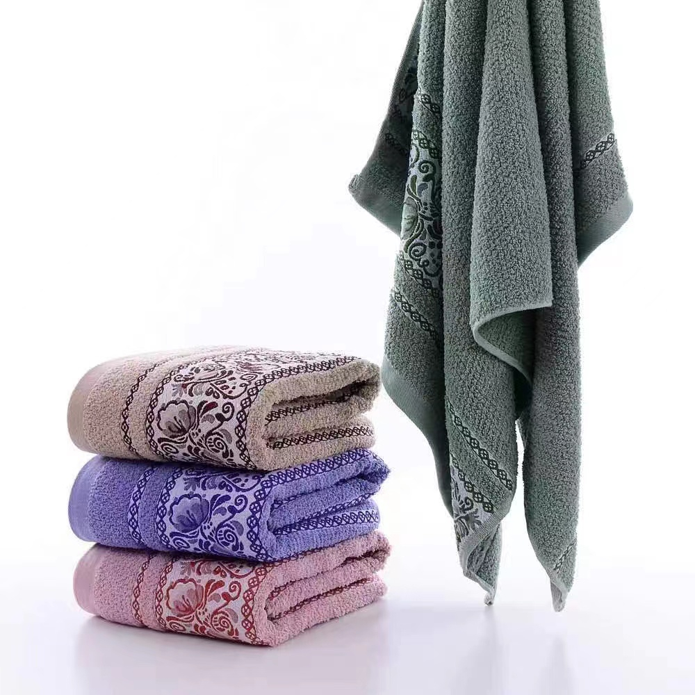 Handuk Mandi Kemasan Premium Motif Cantik Daya Serap Tinggi Tebal &amp; Lembut High Quality -J3A2