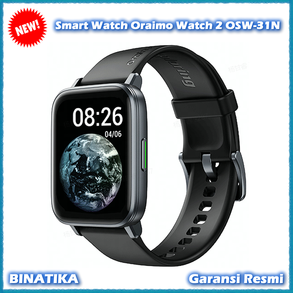 Smartwatch Oraimo Watch 2 OSW-31N Jam Tangan Pintar Oraimo OSW-31N Smart Watch