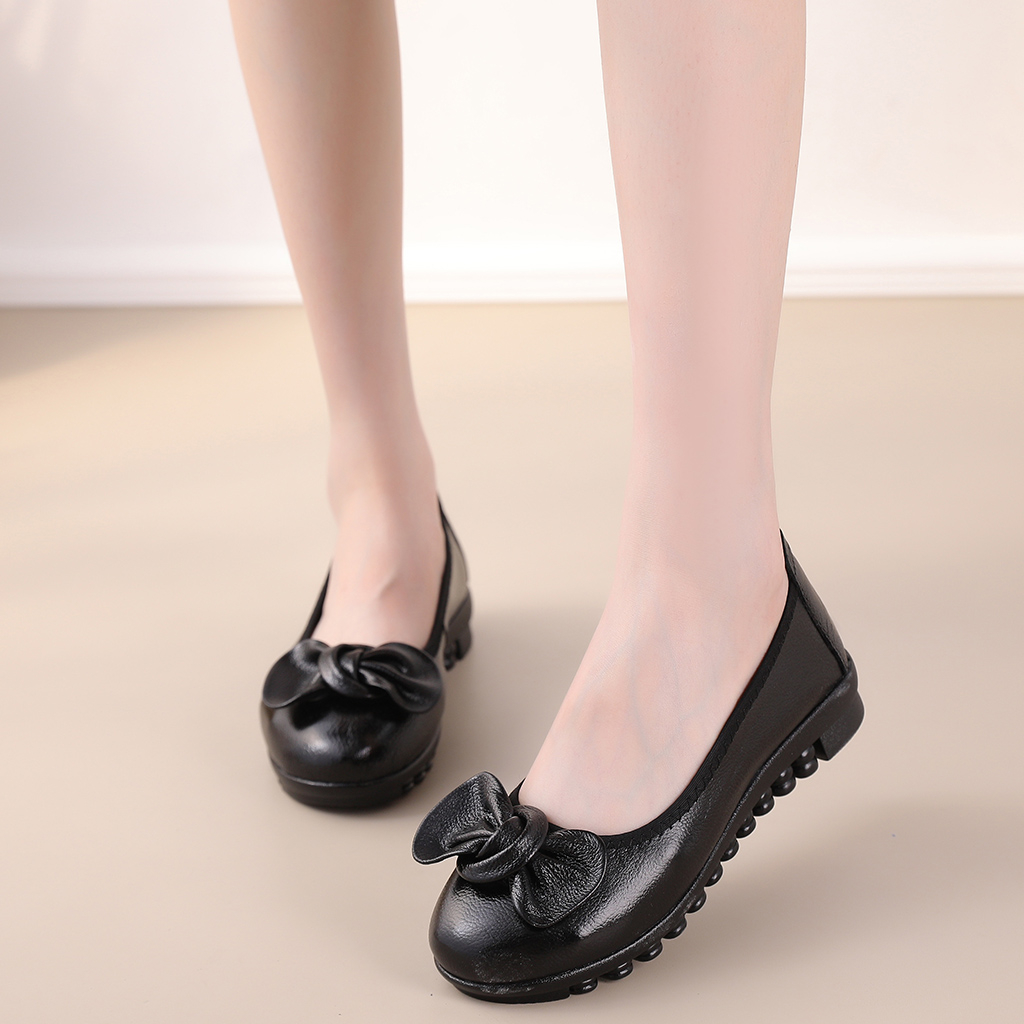 Sepatu  pita woman  / clarkts flat wanita kulit asli /Sepatu Wanita melati