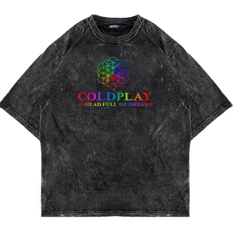 COLDPLAY STONE WASH OVERSIZE T-SHIRT