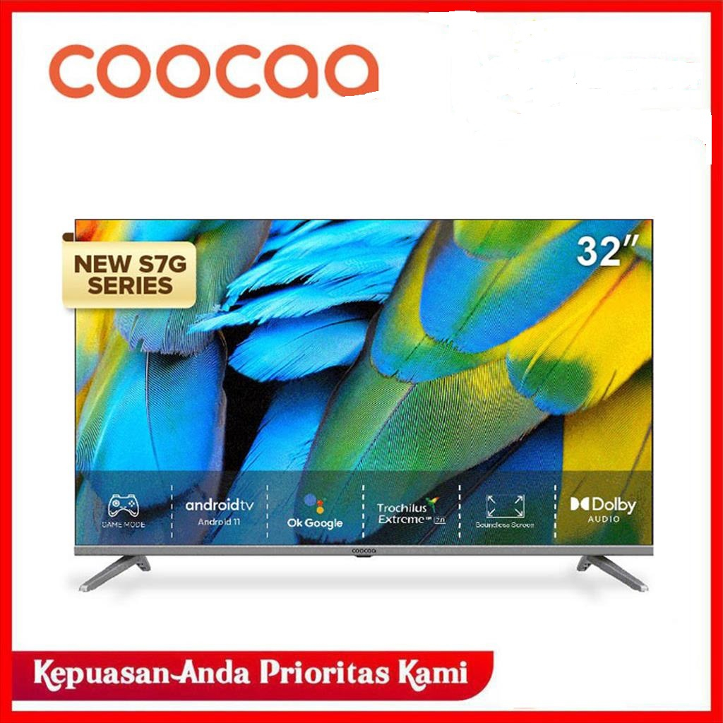COOCAA LED TV 32S7G / 326G 32 INCH ANDROID 11.0 - Digital TV