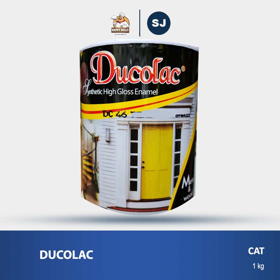 Ducolac cat 1/2 duco warna / Cat Minyak 1/2 Duco merk Ducolac ukuran 1 kg untuk cat kayu dan besi