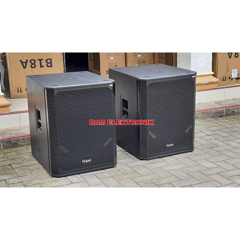 Subwoofer Aktif 18 Inch HUPER B18A | B18 A Original Garansi Resmi Harga 1 Unit