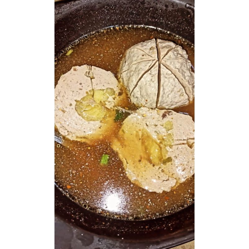 

Baso ikan Sinar bahari Jando isi gajih