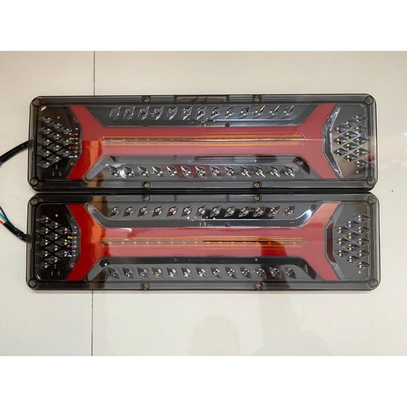 stop lamp truk 24 volt model diamond ukuran 46cm