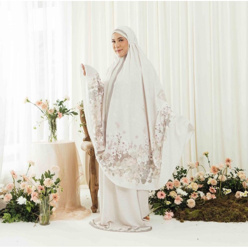 seradia x fitrop preloved mukena madre ice