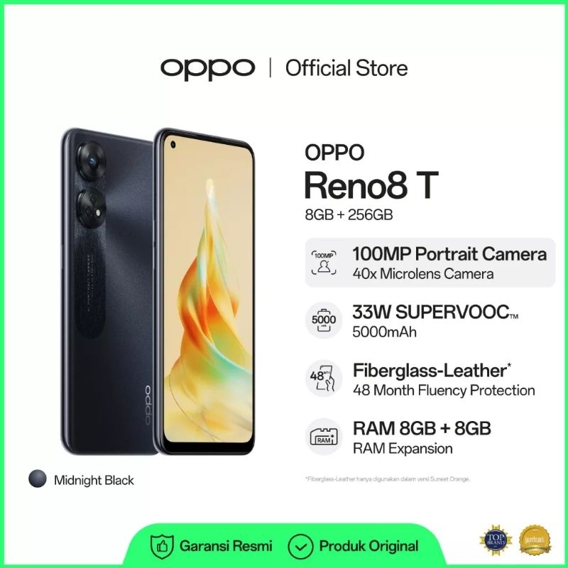 OPPO Reno8 T 5G 8Gb/256GB / HP OPPO RENO8 T 8+8GB/256GB