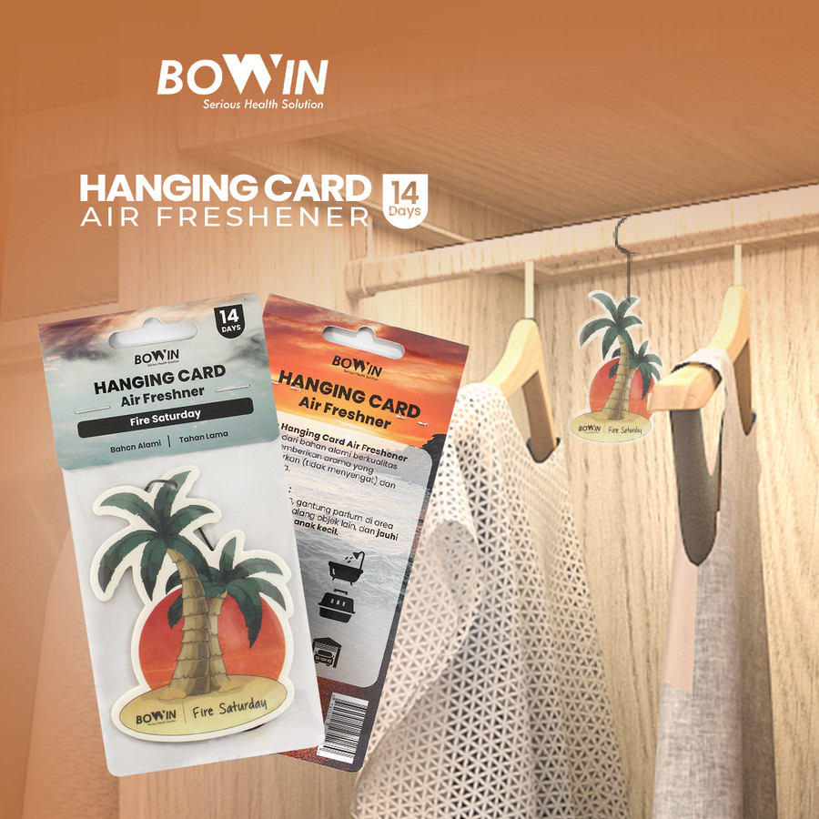 BOWIN Parfum Gantung Mobil &amp; Ruangan (Pengharum, Pewangi, Aromaterapi)