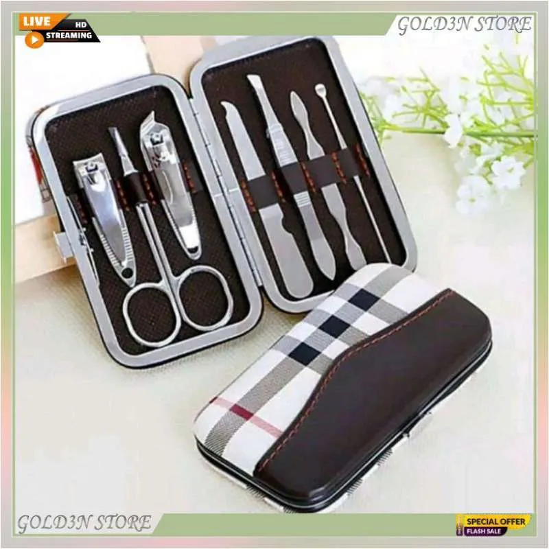 Menicure Pedicure Set 7in1 Alat Gunting Kuku