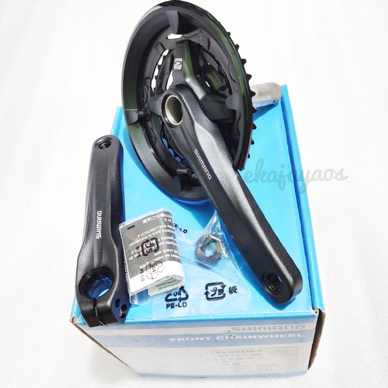 Crank shimano MT210 Hollowtech 2 - crank Shimano Hollowtech 2 - crank Hollowtech 2 - crank sepeda mt
