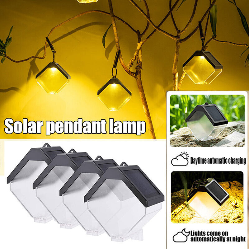 Lampu Outdoor LED Wall Light Solar Lampu Malam Hias Dekorasi Gantung Pohon Tahan Air Untuk Pernikahan / Lampu Hias Natal / Lampu Dekorasi Tenda Camping