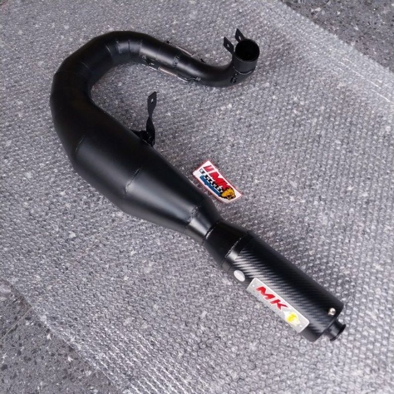 Knalpot vespa model JL kiri by MK racing