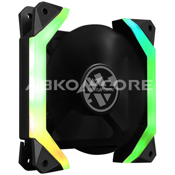 ABKONCORE SPIDER SPECTRUM RGB FAN 3 in 1 REMOTE + HUB + 3 FAN 12CM