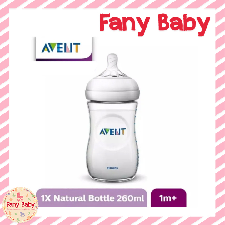 AVENT BOTTLE NATURAL 260ML SINGLE