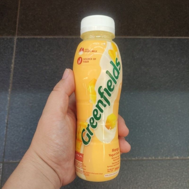 

GREENFIELDS YOGURT DRINK MANGO (MINUMAN YOGHURT RASA MANGGA) 250ML