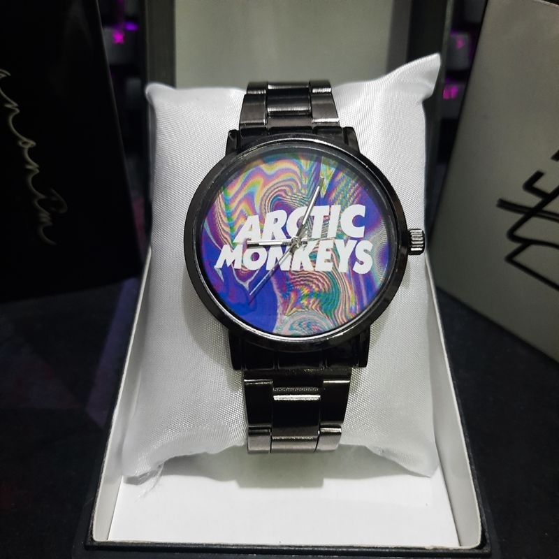 Jam Tangan Pria Rantai Band Arctic Monkeys