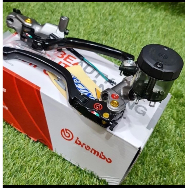 Master Rem Brcmbo Izumi 1 Tabung Size Big Smoke 1 Set Universal Motor ,Beat,Vario,Klx,Crf,Wr,Rx King,Vixion,Cbr,Cb,Xabre,Byson,Mio,Ninja,Jupiter,Vega,Force1,Fizr,Pcx,MxKing,MegaPro,GlPro,Sonic,R15,R25,Zx, Model RCB S1