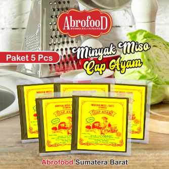 

Minyak Miso Cap Ayam 50 gr - (Paket 5 Pcs)