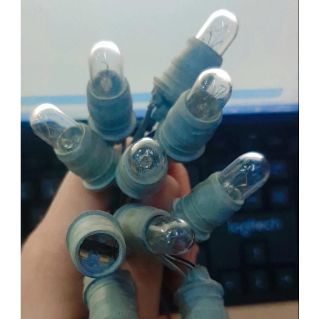 FITING LAMPU SENJA + BOHLAM / LAMPU KOTA - MOTOR BEBEK MATIC UNIVERSAL