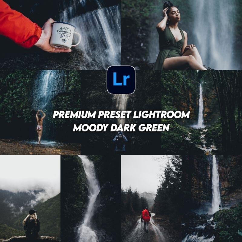Preset Lightroom Premium MOODY DARK GREEN ( Android & IOS)