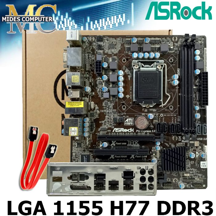 Motherboard mobo Intel LGA 1155 H77 DDR3