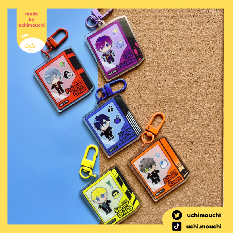 [Clearance Sale] Nijisanji EN - Noctyx Acrylic Keychain