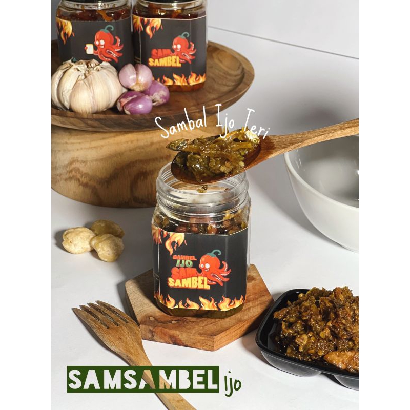 

Samsambal Sambal ijo Teri 150 gr