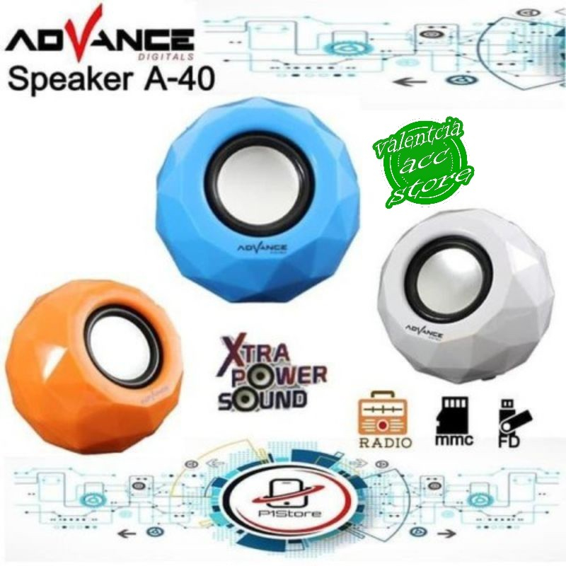 SPEAKER MINI ADVANCE A40 / SPEAKER PC & LAPTOP