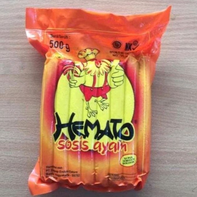 

Hemato Sosis Ayam Long 500gr