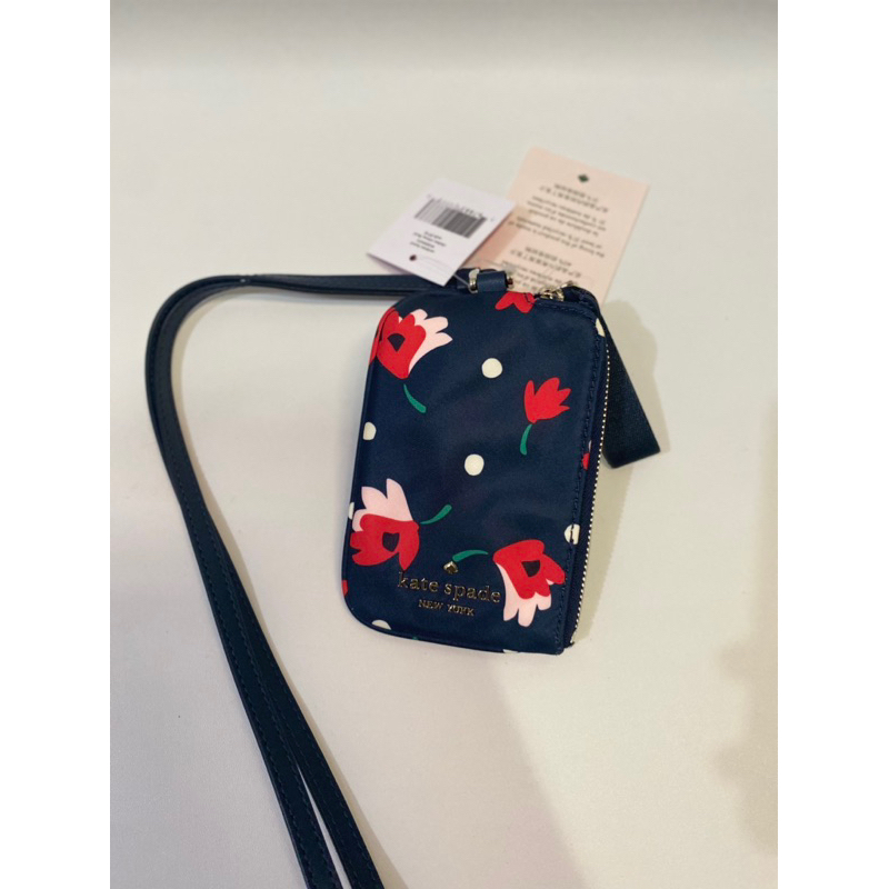 

Kate spade new york chelsea whimsy floral navy lanyard id