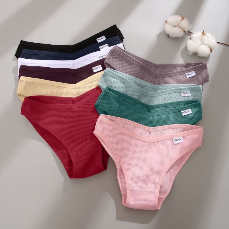 FINETOO FT71 Sexy Celana Dalam Wanita Sport Brief Women Cotton Panty Soft