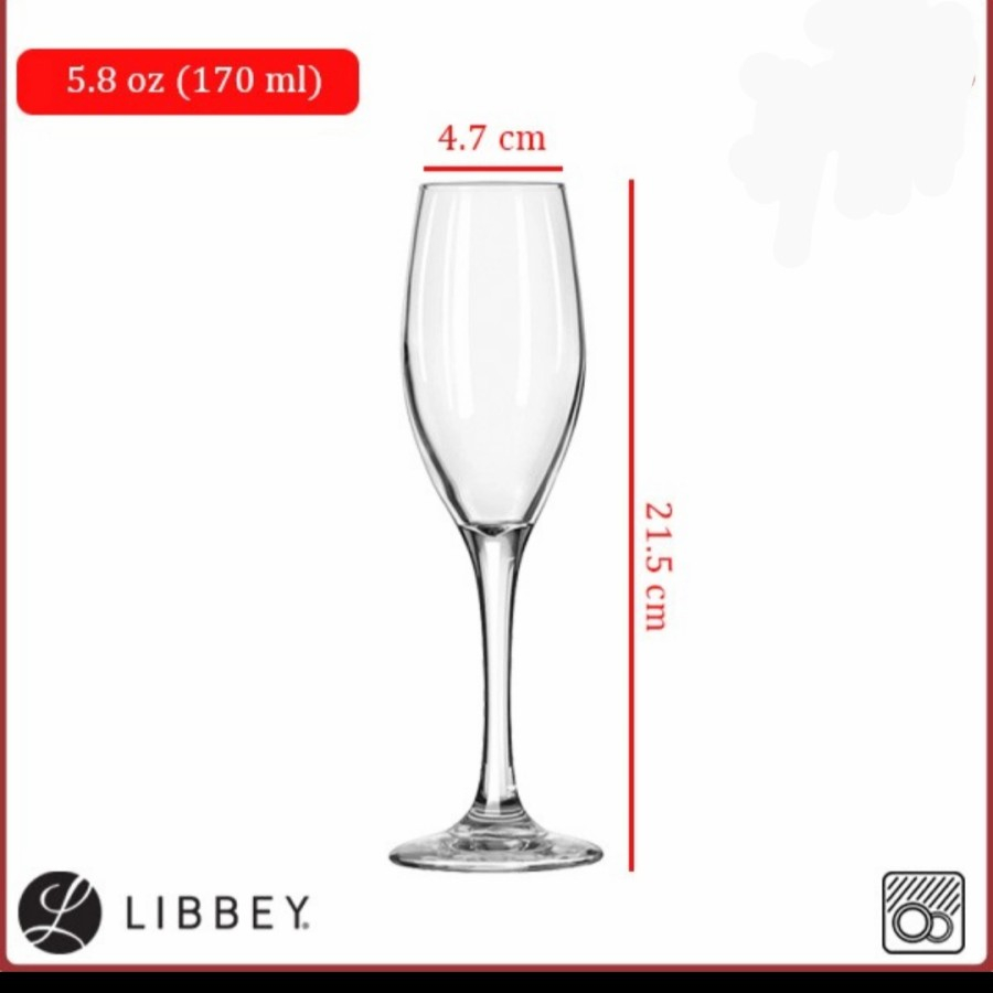 Libbey glass embassy 5,75oz / 170ml # 3096