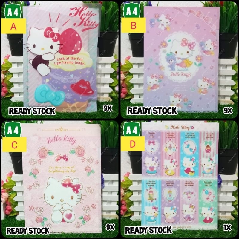 

Map File Folder 1 Pocket A4 Sanrio Karakter Hello Kitty